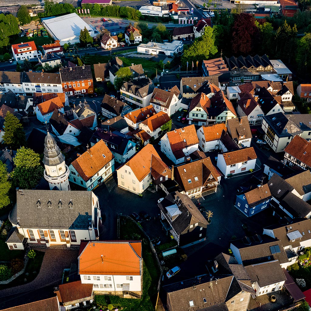 Luftansicht Birstein